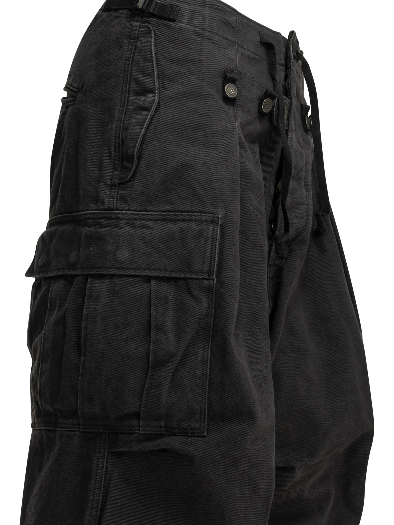 Kapital "Rip Stop Jumbo" Cargo pants - Black