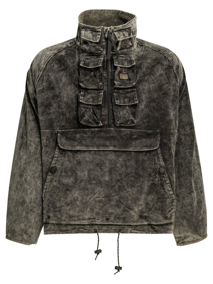 Kapital "Velveteen Nickle 6" Lightweight jacket - Black