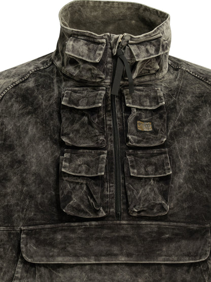 Kapital "Velveteen Nickle 6" Lightweight jacket - Black
