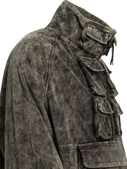 Kapital "Velveteen Nickle 6" Lightweight jacket - Black