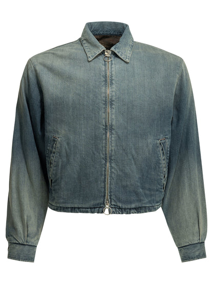 Kapital "Hacksaw Drizzier" denim jacket - Light Blue