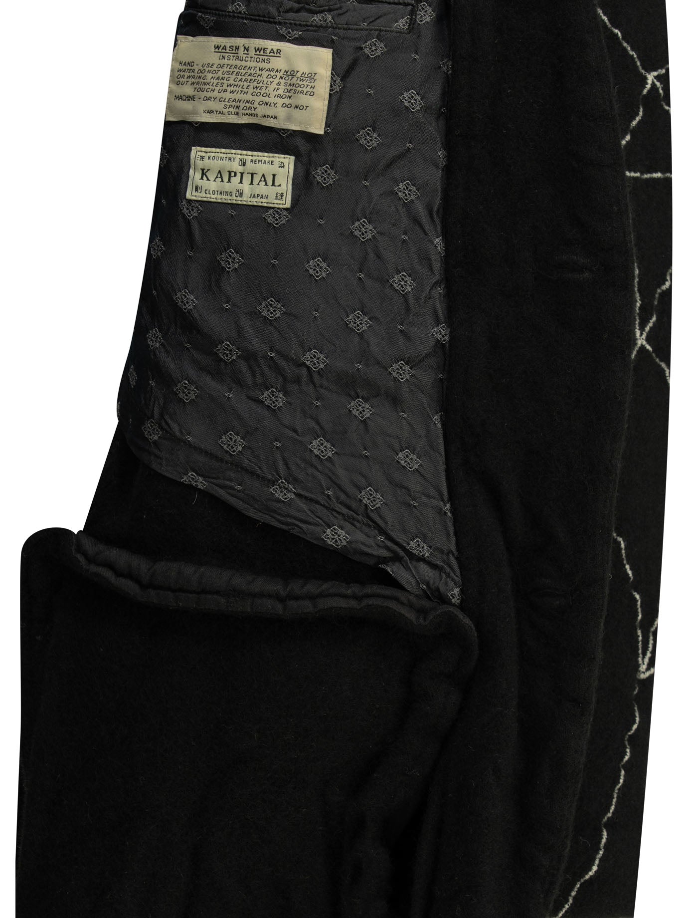 Kapital "Kountry Dream Catch" short coat - Black