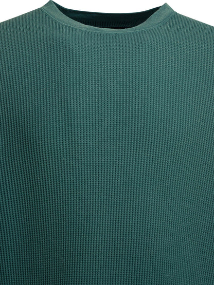 Kapital "Eco Waffle Big Crew" Sweatshirt - Green