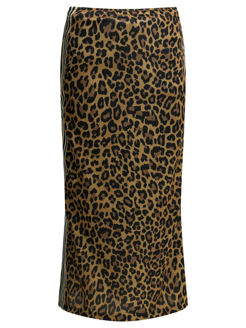 Kapital Animal long skirt - Brown
