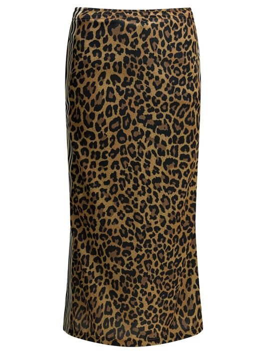 Kapital Animal long skirt - Brown