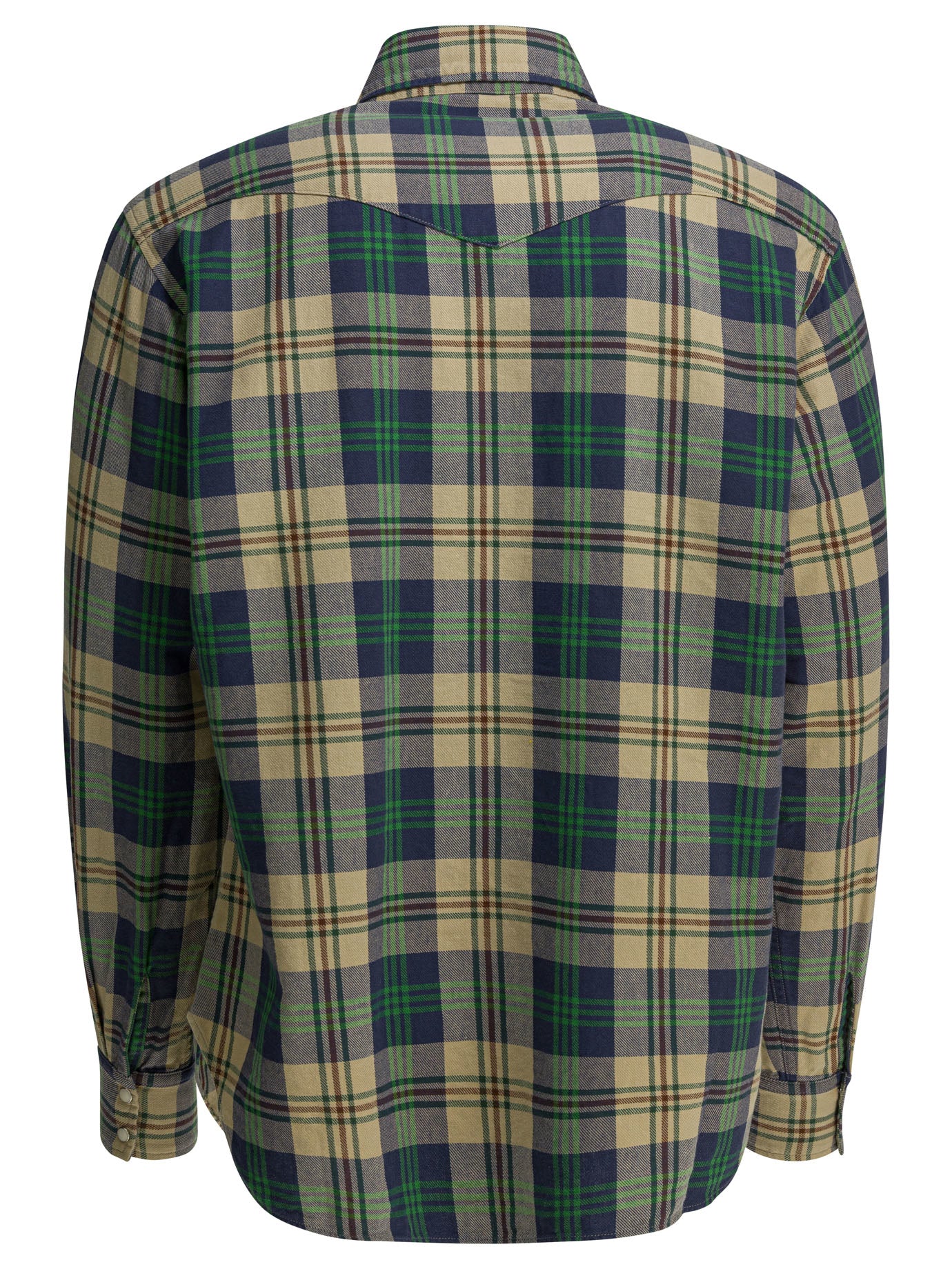 Kapital "Columbia-Check Husky" Western shirt - Green