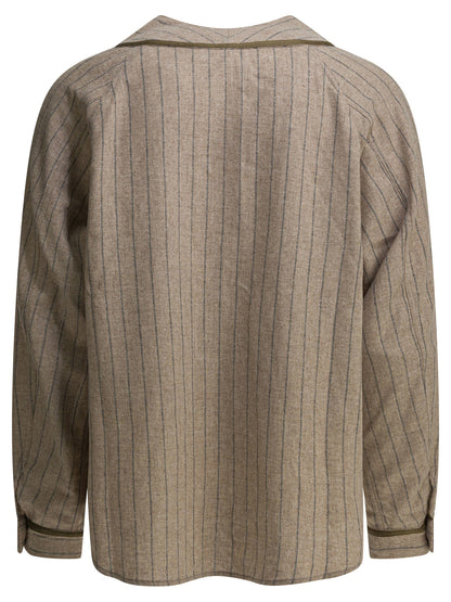 Kapital "Great Women Baseball" overshirt jacket - Beige