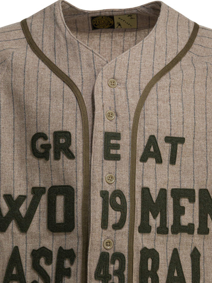 Kapital "Great Women Baseball" overshirt jacket - Beige
