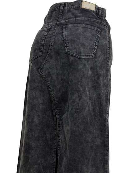 Kapital Long pencil skirt - Black