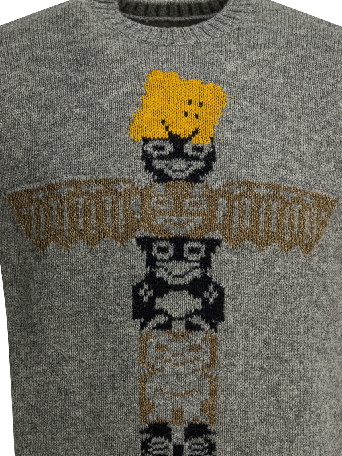 Kapital "Peckish Totem Pole" Sleeveless - Grey