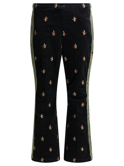Kapital Embroidered sports pants - Black
