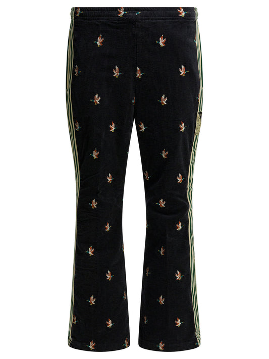 Kapital Embroidered sports pants - Black