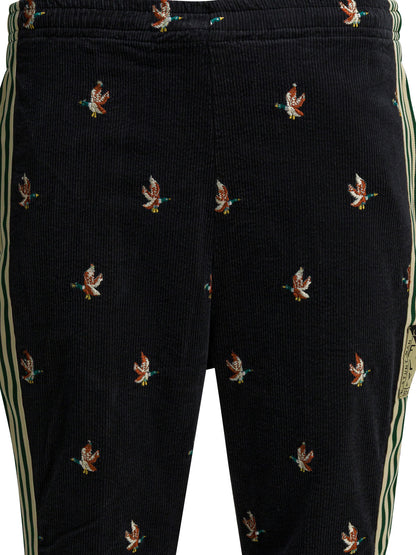 Kapital Embroidered sports pants - Black