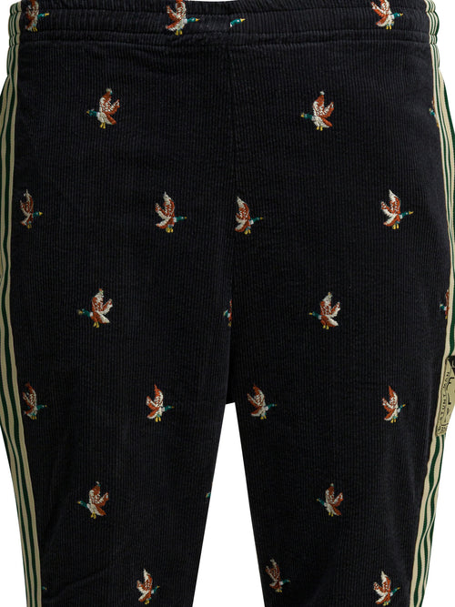 Kapital Embroidered sports pants - Black