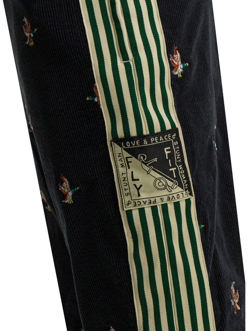 Kapital Embroidered sports pants - Black