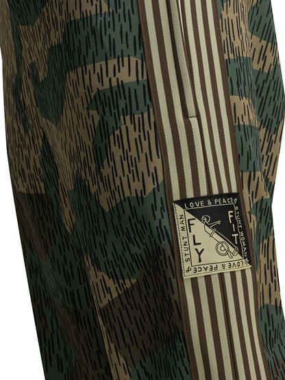 Kapital "Rain Camo" Sports pants - Green