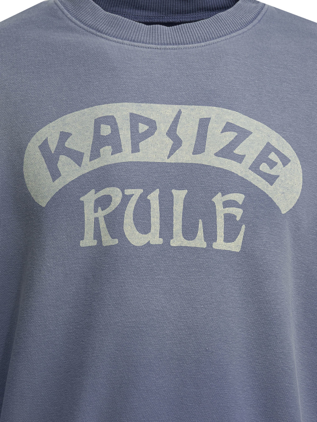 Kapital "Kapisize Rule" crewneck sweatshirt - Light Blue