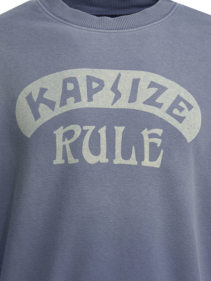 Kapital "Kapisize Rule" crewneck sweatshirt - Light Blue
