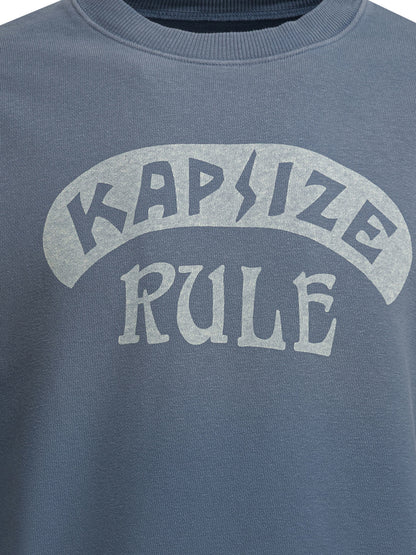 Kapital "Kapisize Rule" crewneck sweatshirt - Blue