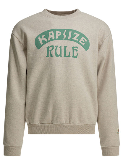 Kapital "Kapisize Rule" crewneck sweatshirt - White