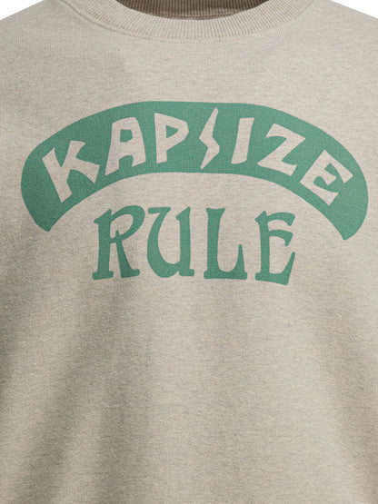 Kapital "Kapisize Rule" crewneck sweatshirt - White