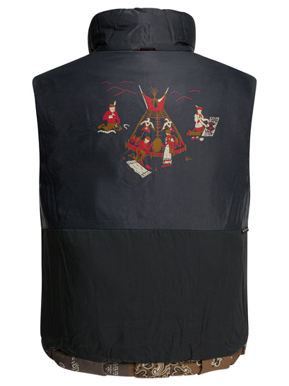 Kapital "Keel" Sleeveless jacket - Brown