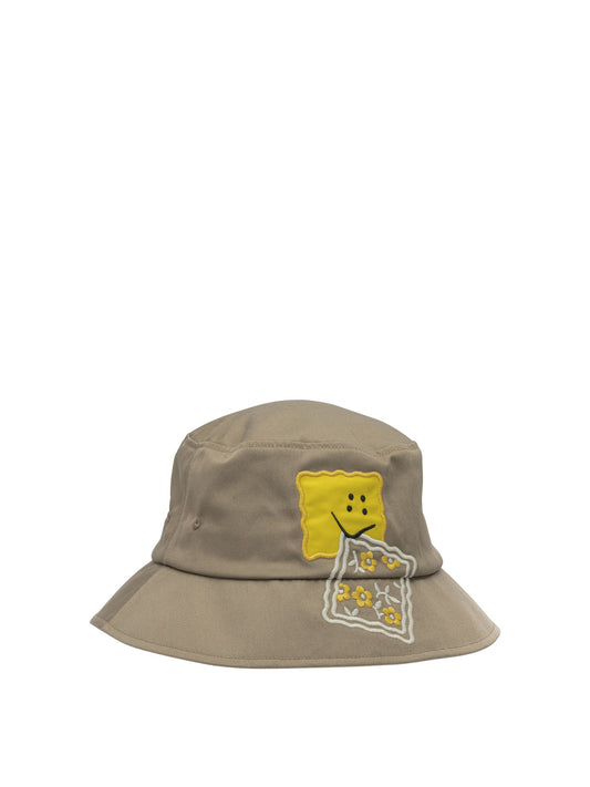 Kapital "Peckish Rainbowy" bucket hat - Beige