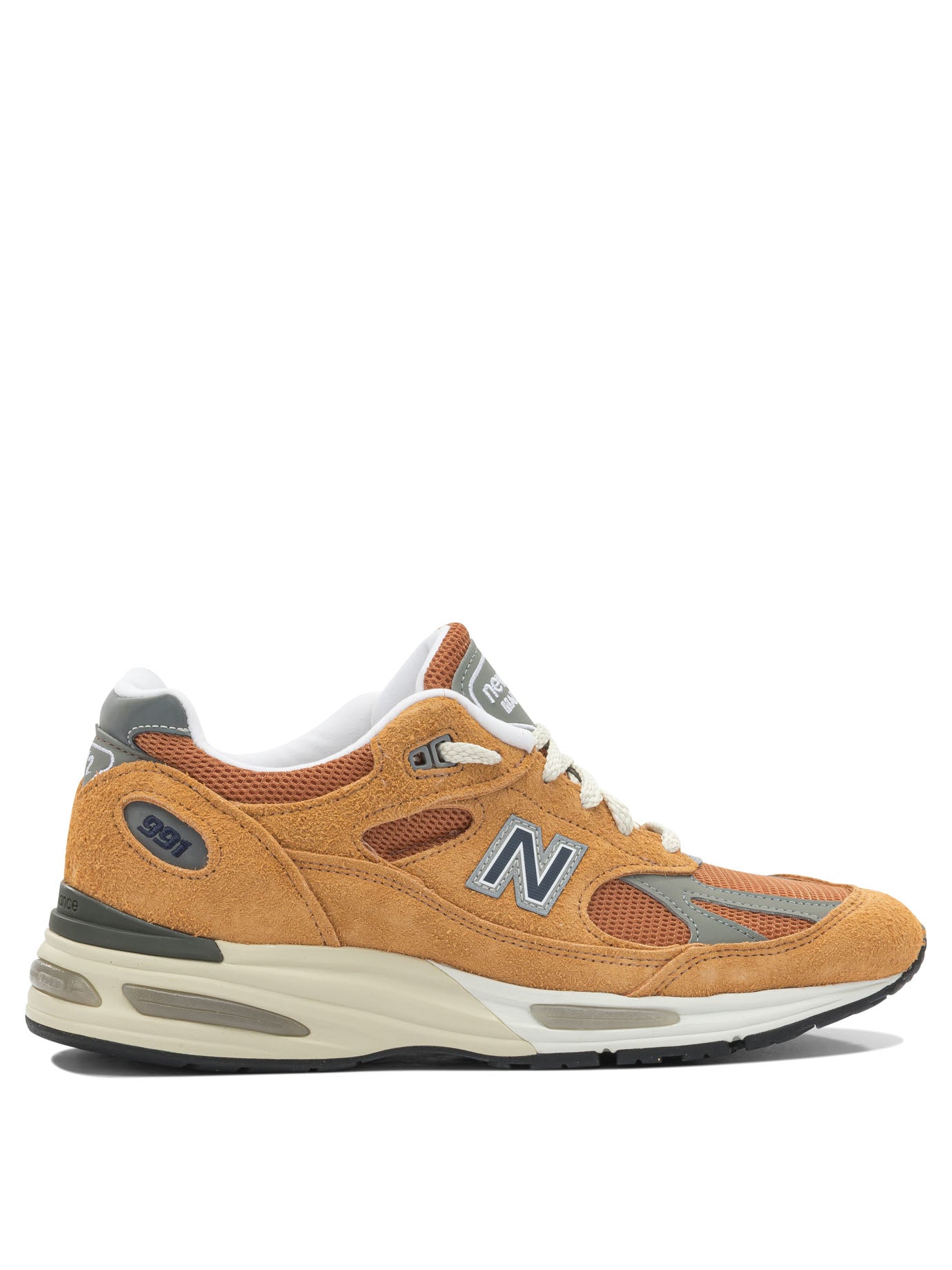 New Balance "Made in UK 991V2" Sneakers - Orange