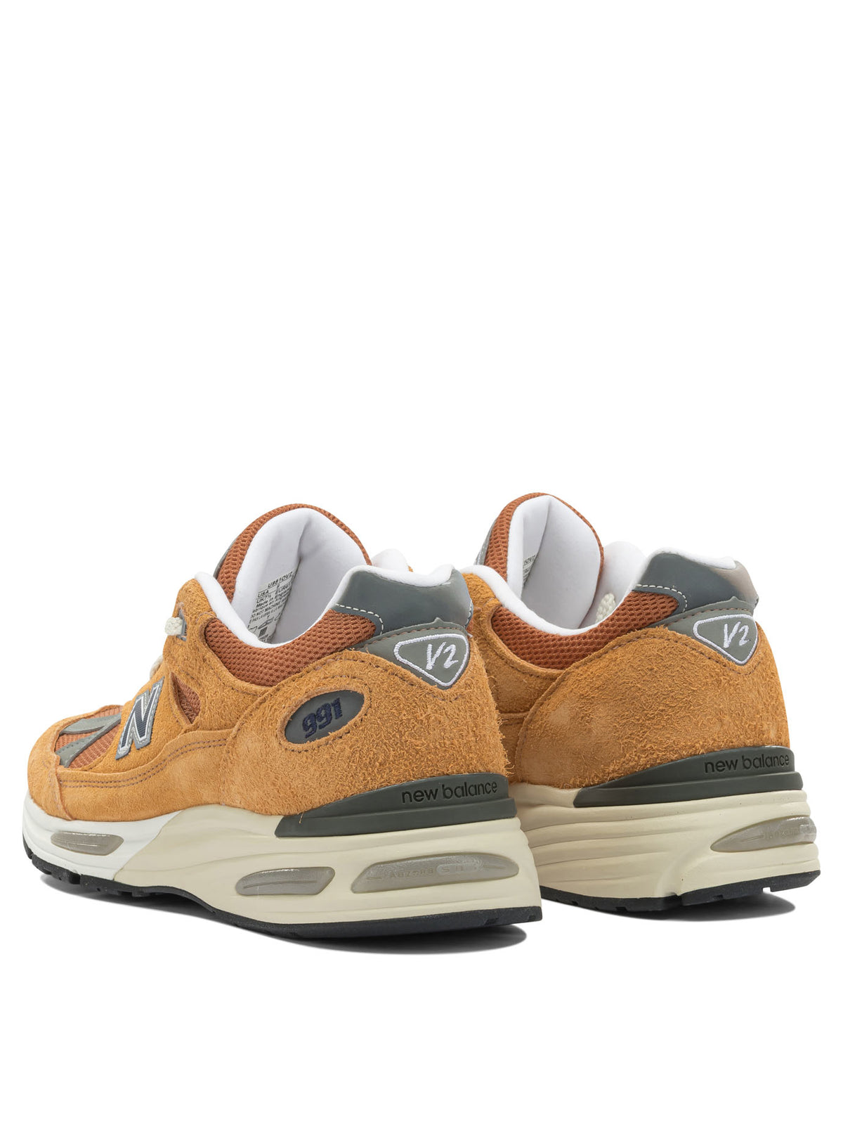 New Balance "Made in UK 991V2" Sneakers - Orange
