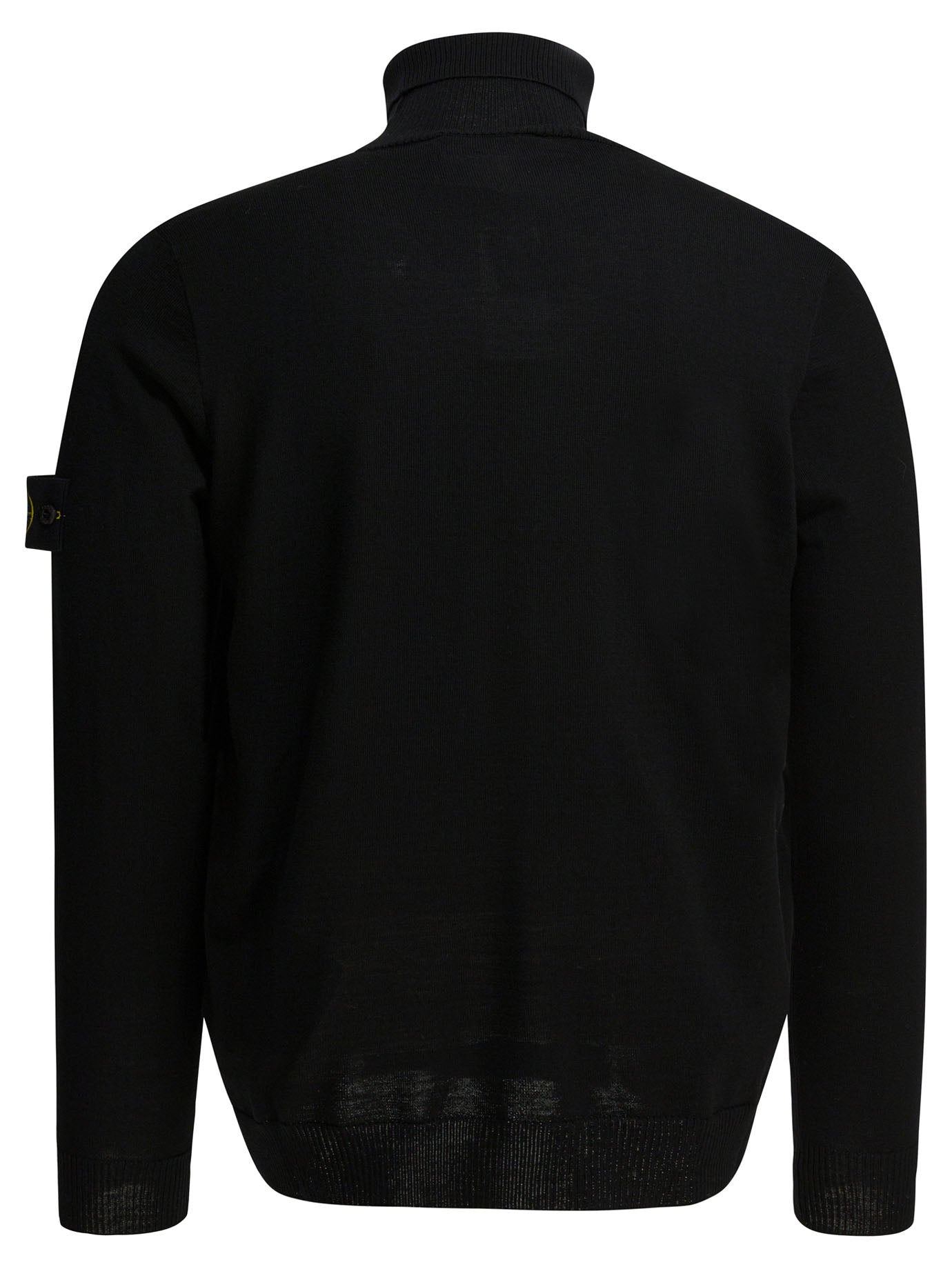 Stone Island "Light RWS" Turtleneck Sweater - Black