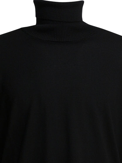 Stone Island "Light RWS" Turtleneck Sweater - Black
