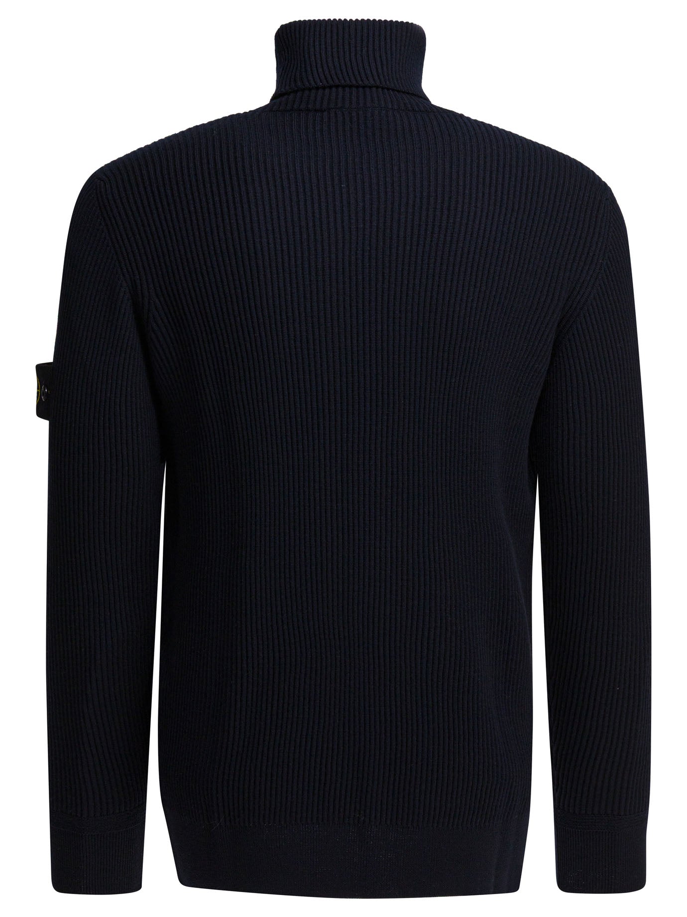 Stone Island Crew-neck sweater with logo - Blue