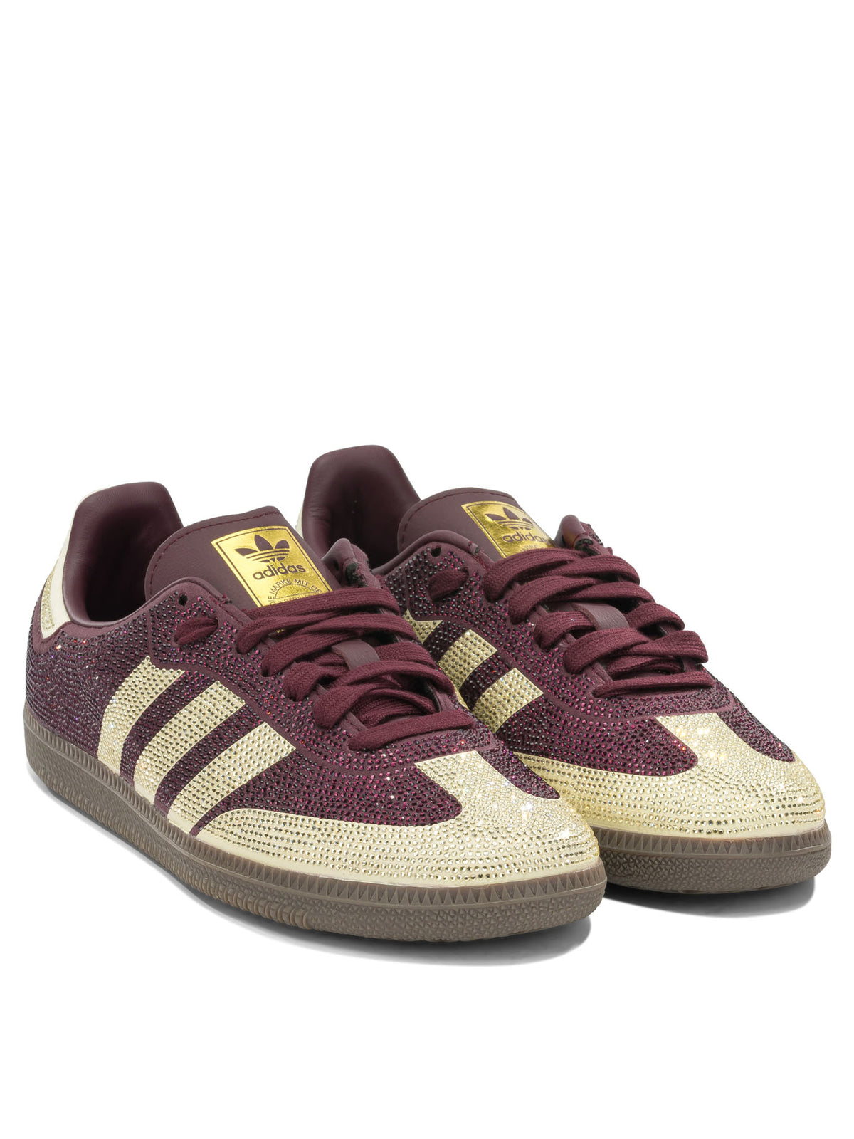 Adidas Originals "Samba OG" Low-Top Sneakers - Burgundy
