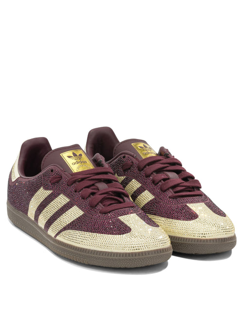 Adidas Originals "Samba OG" Low-Top Sneakers - Burgundy
