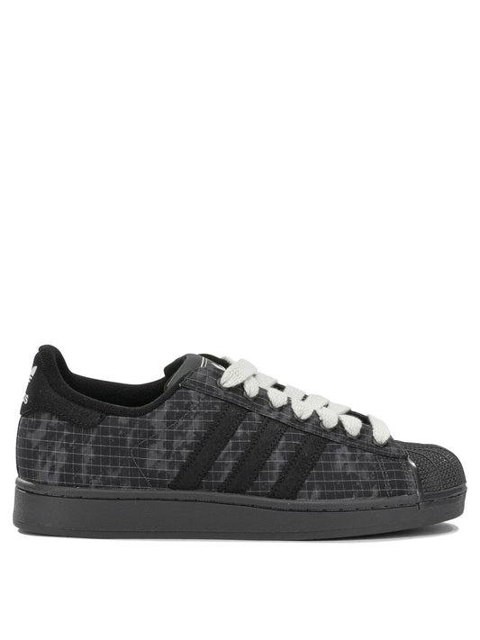 Adidas Originals "Superstar II" Low-Top Sneakers - Grey
