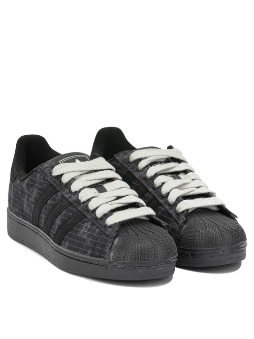 Adidas Originals "Superstar II" Low-Top Sneakers - Grey