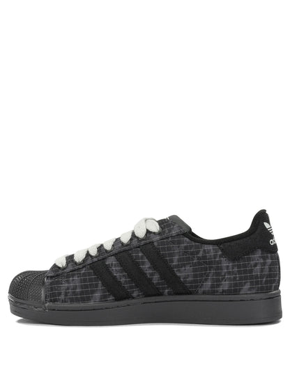 Adidas Originals "Superstar II" Low-Top Sneakers - Grey