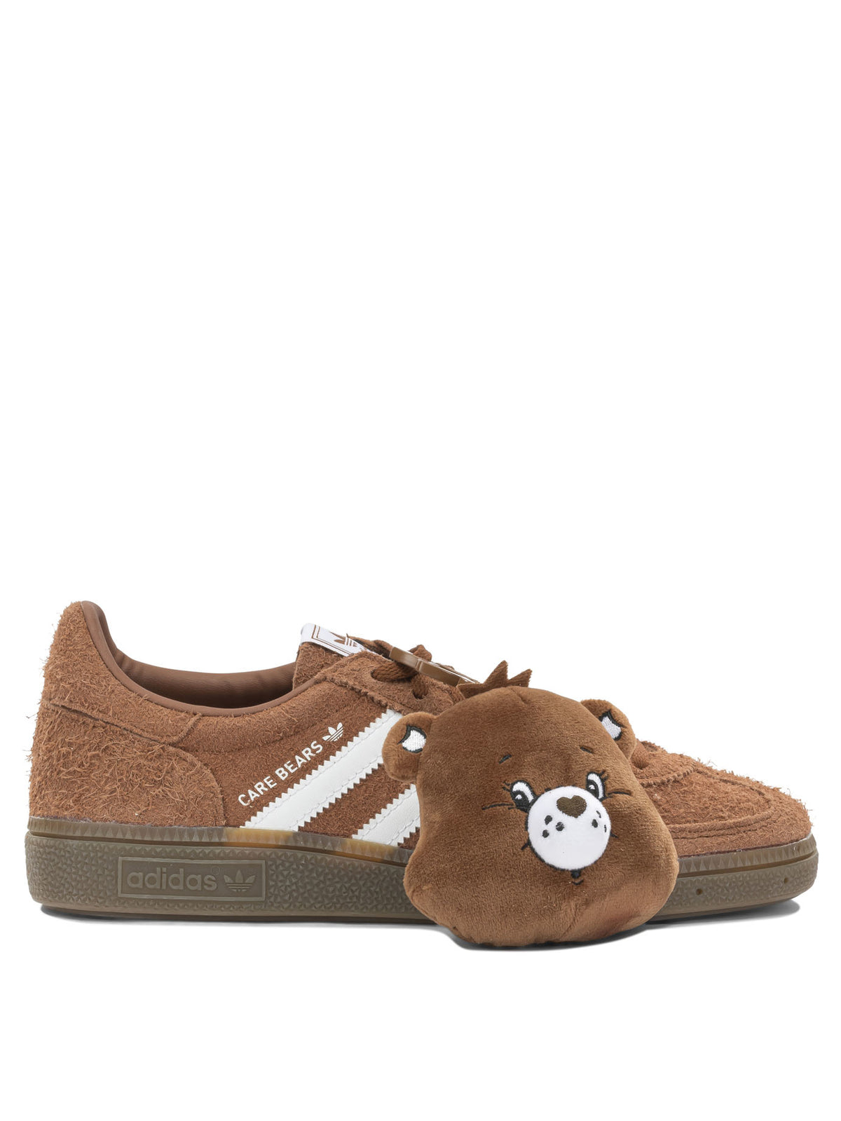 Adidas Originals "Handball Spezial Care Bears x Adidas" Low-Top Sneakers - Brown
