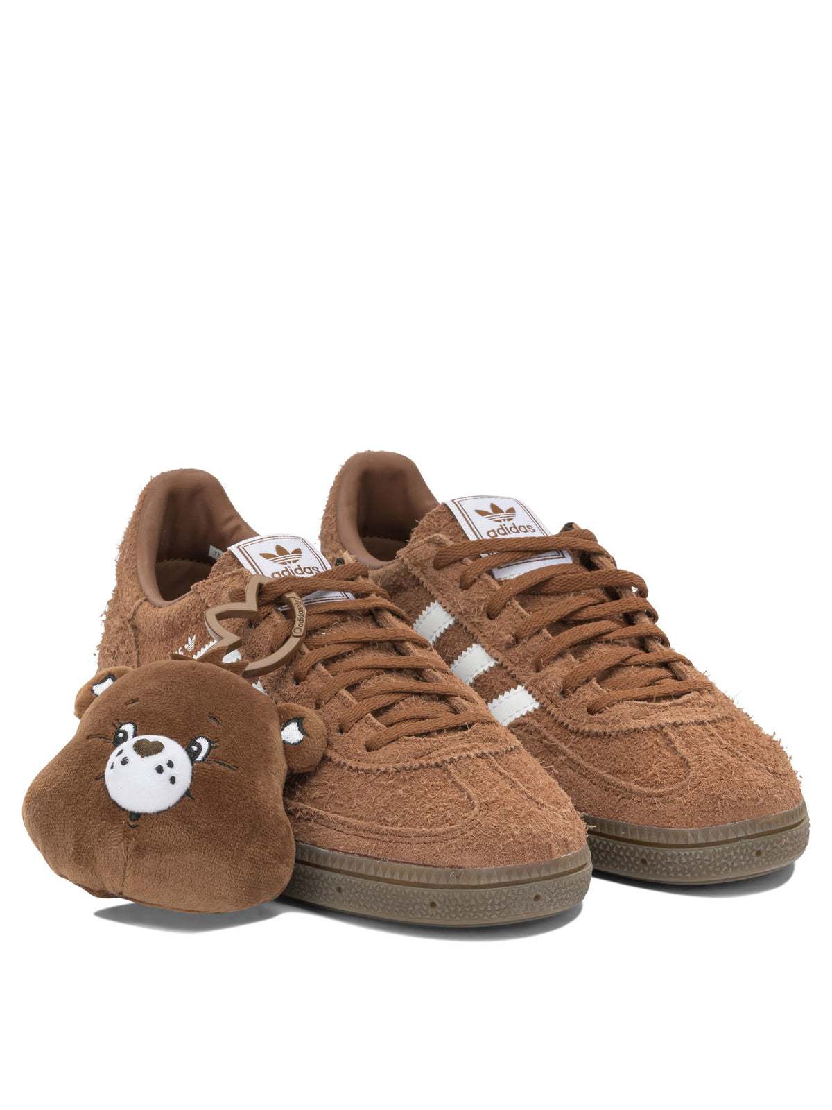 Adidas Originals "Handball Spezial Care Bears x Adidas" Low-Top Sneakers - Brown
