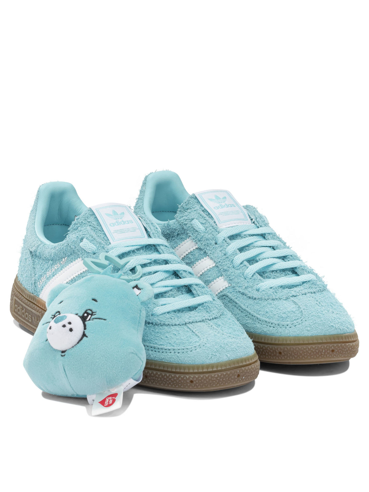 Adidas Originals "Handball Spezial Care Bears x Adidas" Low-Top Sneakers - Light Blue