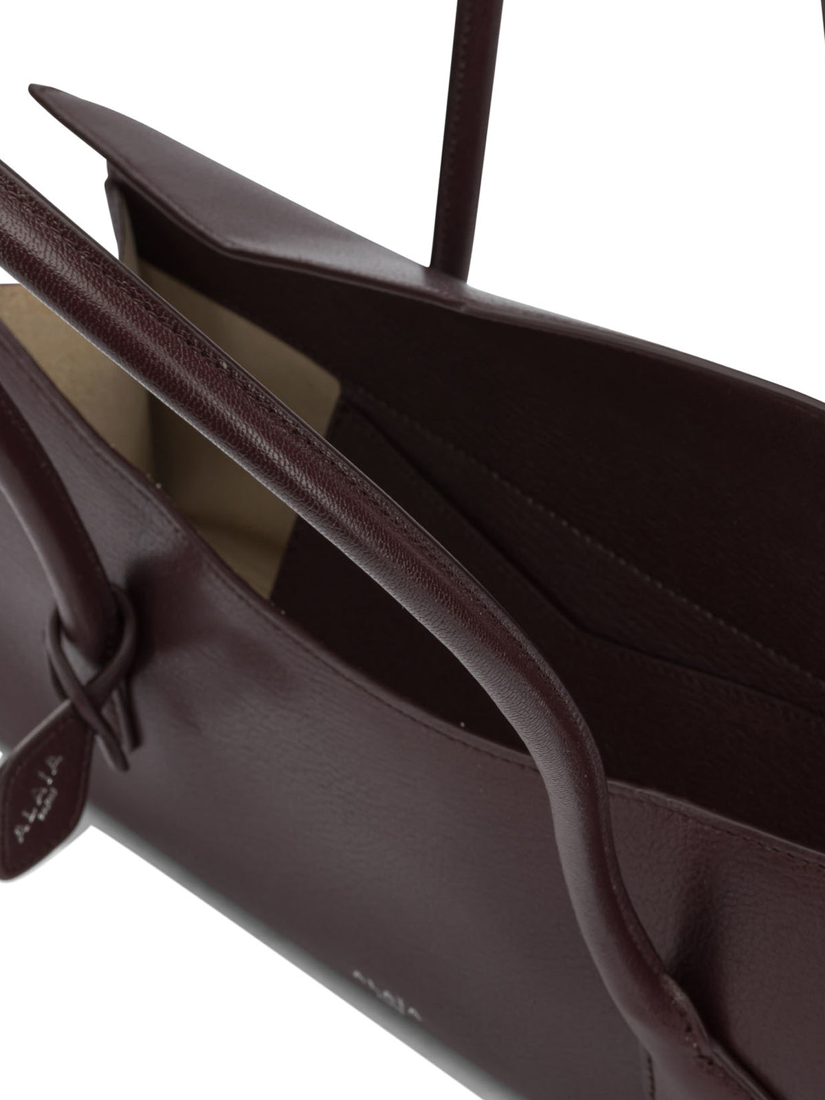 AlaïA "Le Teckel Flap" Medium Shoulder Bag - Burgundy