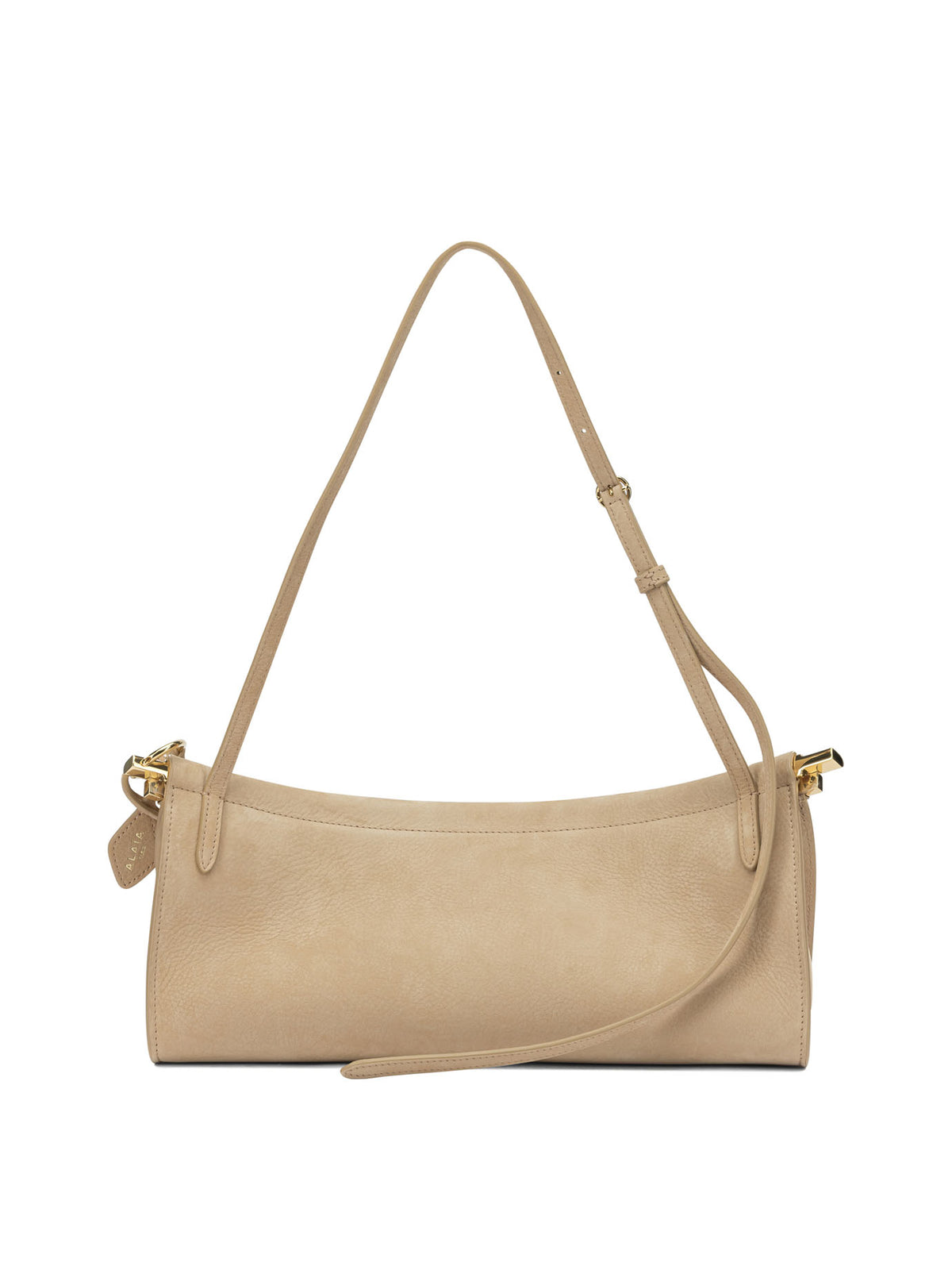 AlaïA "Le Click East West" Medium Shoulder Bag - Beige
