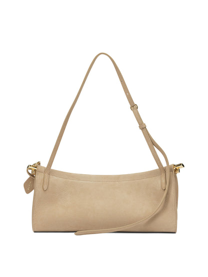 AlaïA "Le Click East West" Medium Shoulder Bag - Beige