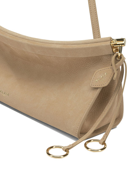 AlaïA "Le Click East West" Medium Shoulder Bag - Beige