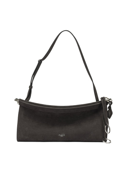 AlaïA "Le Click East West" Medium Shoulder Bag - Grey