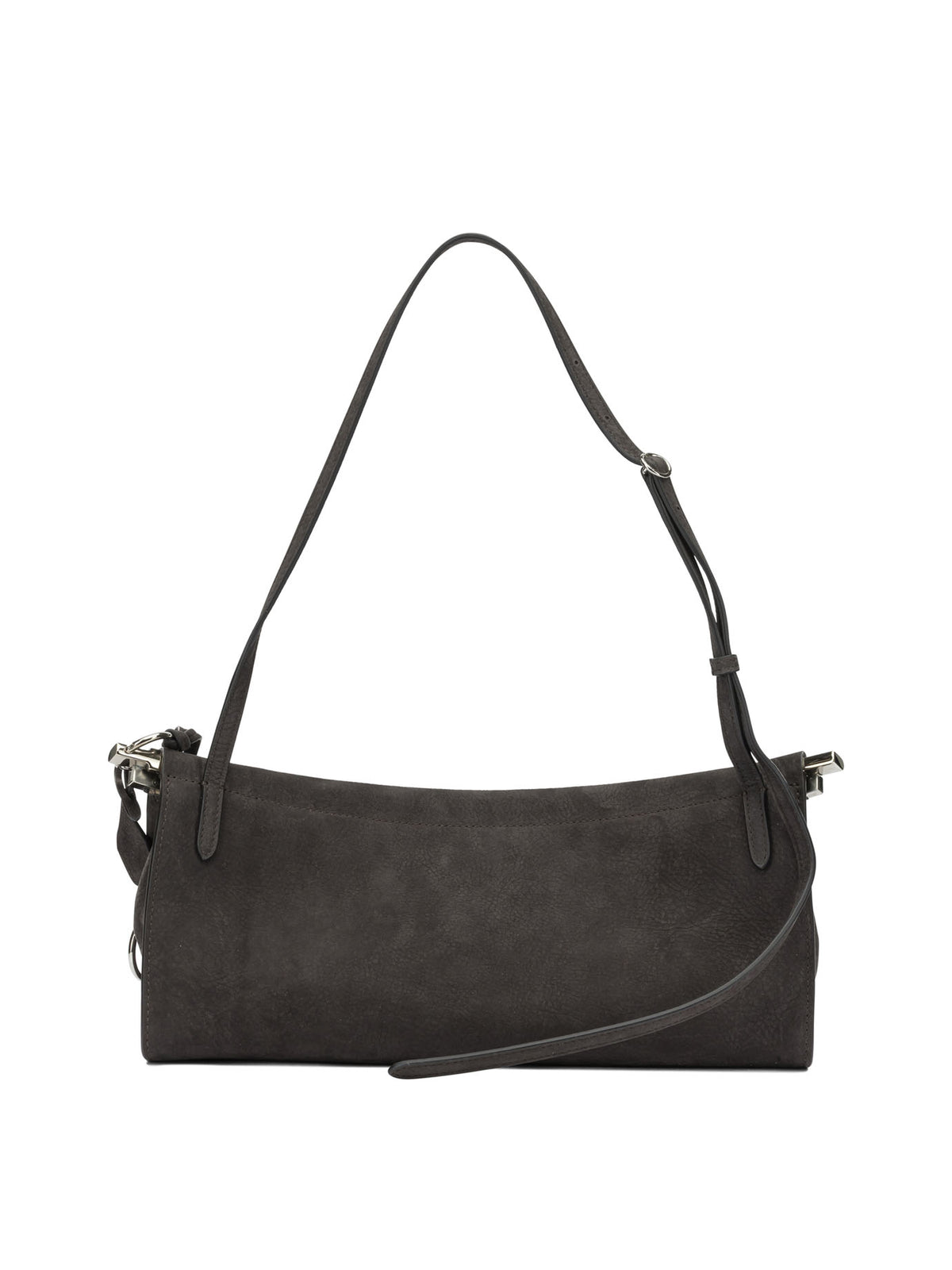 AlaïA "Le Click East West" Medium Shoulder Bag - Grey