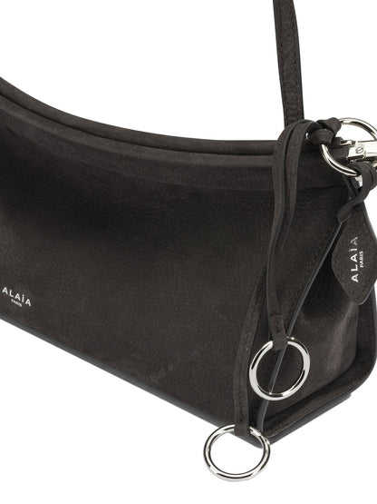 AlaïA "Le Click East West" Medium Shoulder Bag - Grey