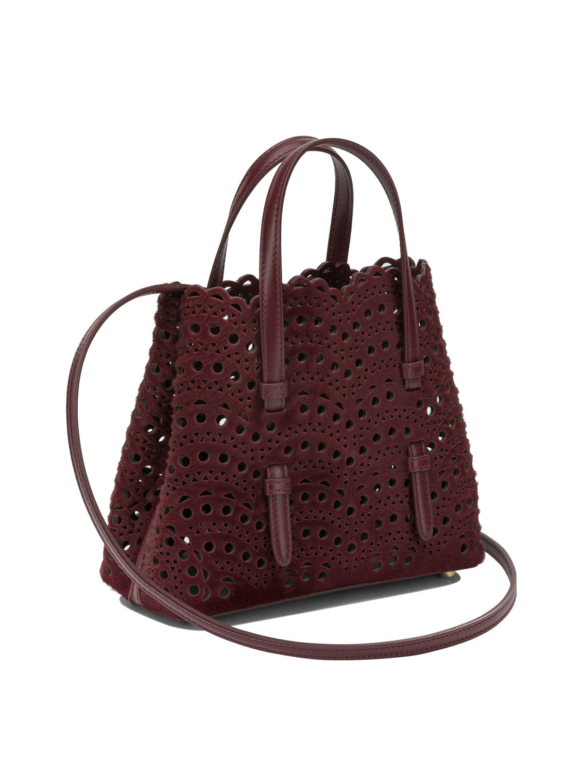 AlaïA "Mina 20" Small Handbag - Bordeaux
