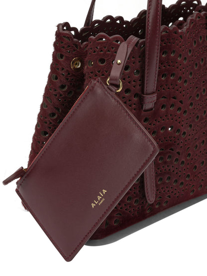 AlaïA "Mina 20" Small Handbag - Bordeaux