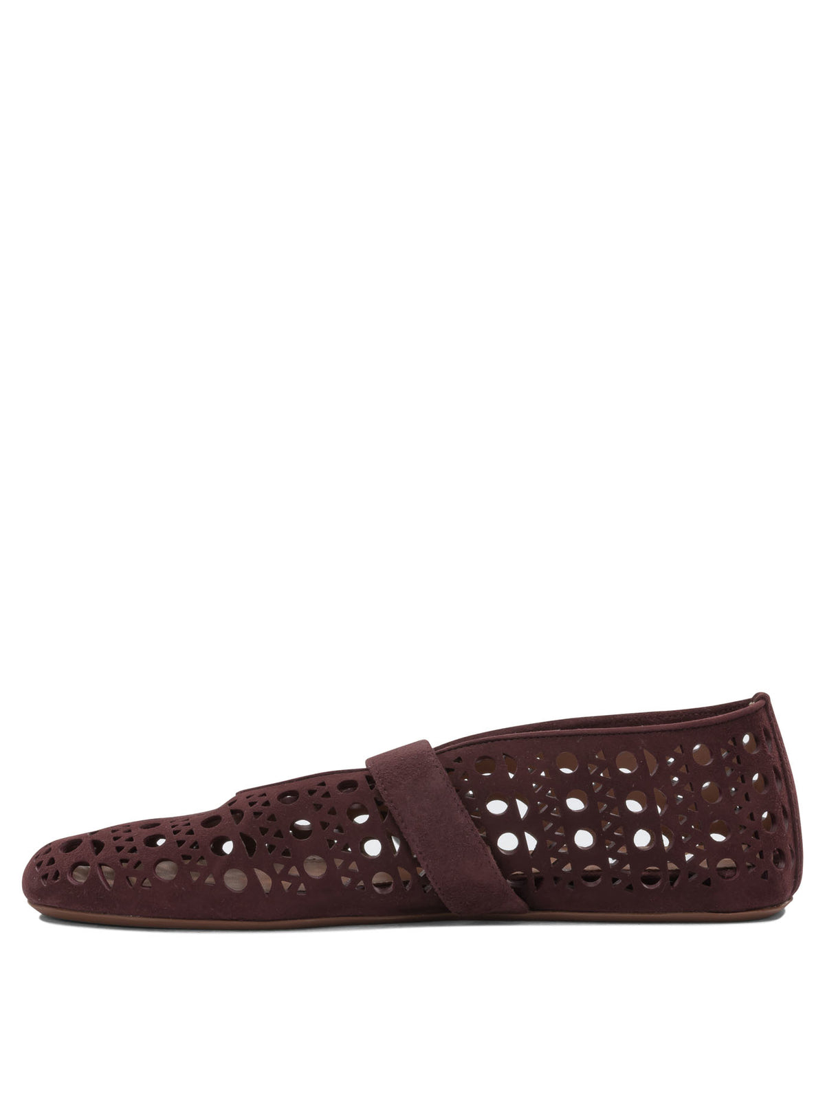 AlaïA "Vienne" Mary Jane ballet flats - Bordeaux